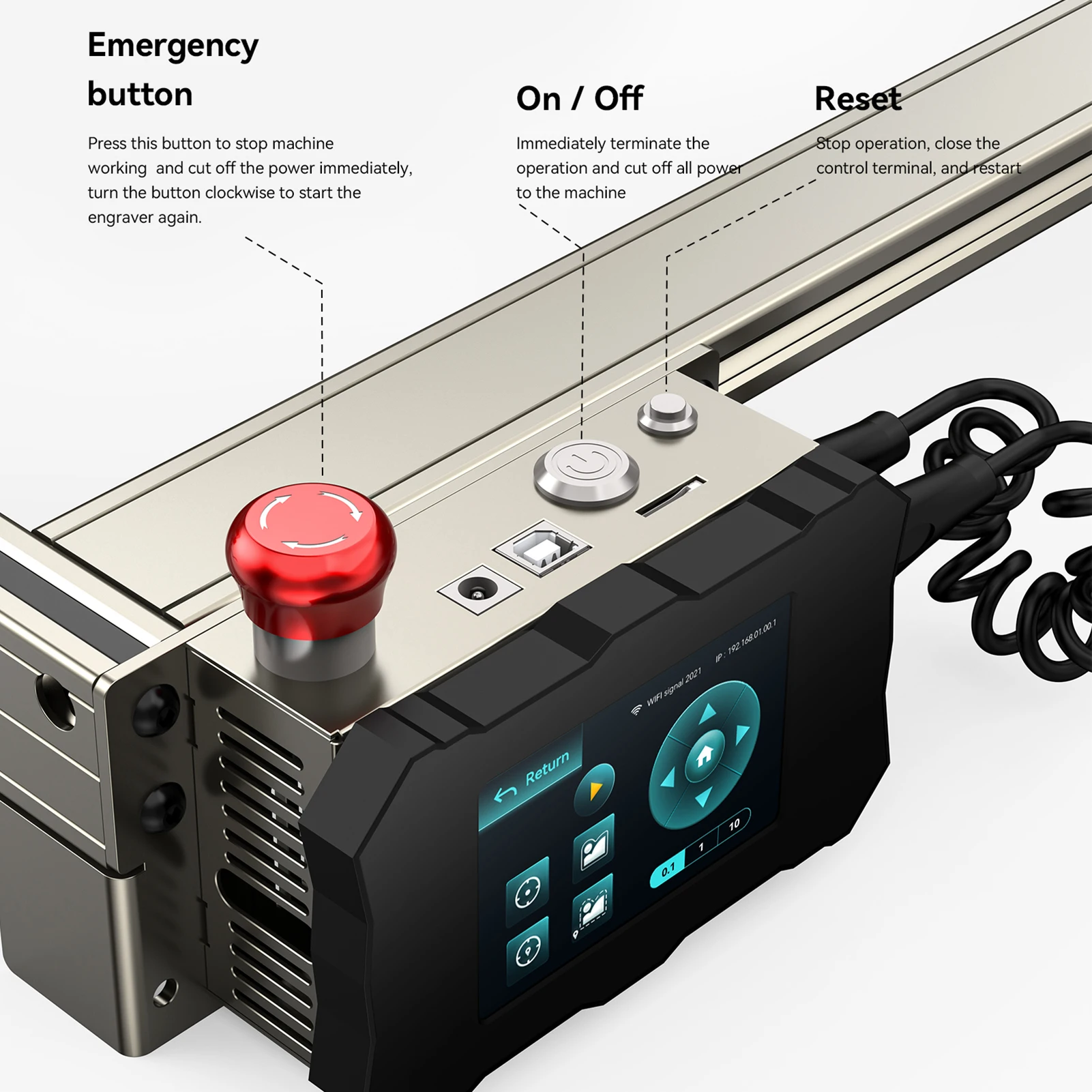 【세일】S20 프로 레이저 조각 및 절단기 20W 레이저 출력 400x400mm 영역 고정 초점 초박형 레이저 에어 어시스트 포함