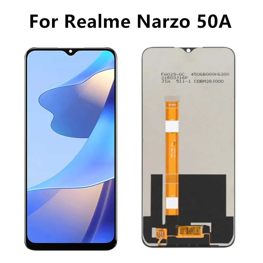 

ЖК-дисплей 6,5 дюйма для Realme Narzo 50A CPH2273, детали для замены ЖК-дисплея