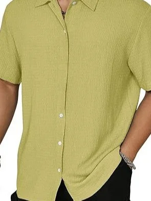 

Невобычная повседневная текстура irt на пуговицах ort Sve Свободный крой Молодежная летняя повседневная одежда стандартной длины Чистый цвет