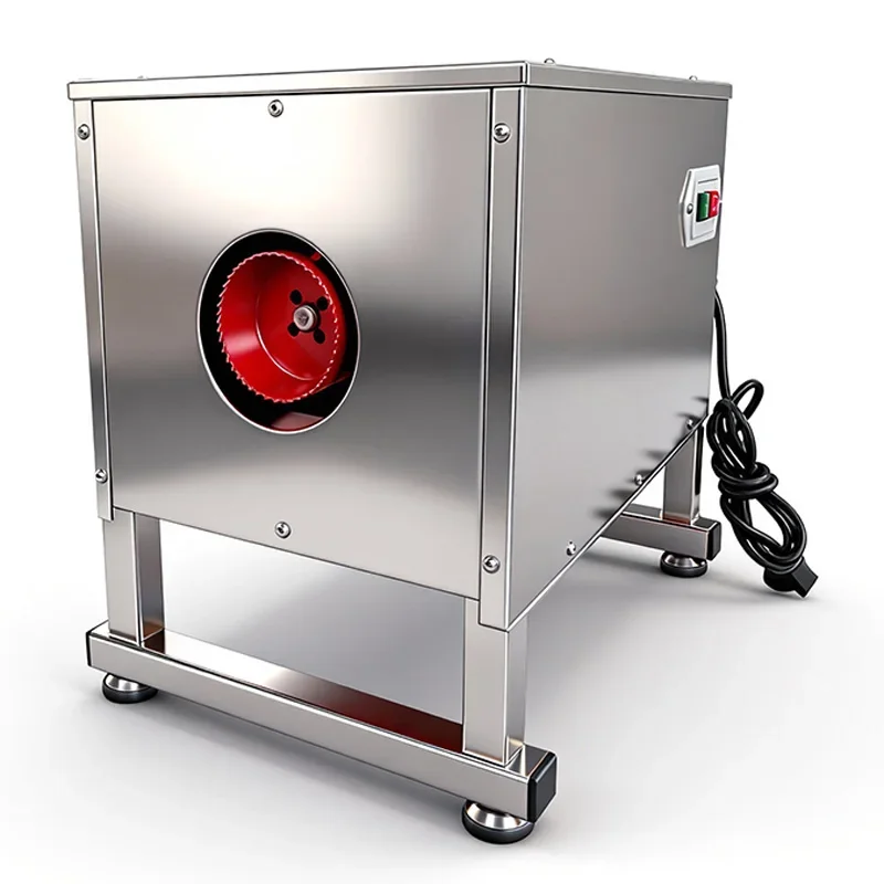 Coconut Opener Commercial Electric Coconut Drilling and Peeling Machine Adjustable Height and Depth Smooth, Burr-Free Cuts