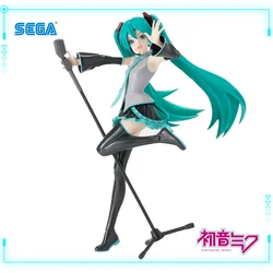 SEGA Original Genuine Hatsune Miku Project Diva Mega 39's Hatsune Miku Luminasta Project Diva 15th Ver 18cm Model Toys Figures