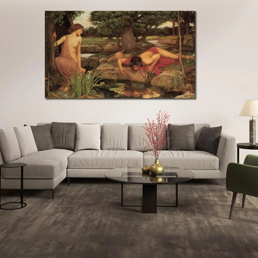 Artwork for Home Echo and Narcissus John William Waterhouse Paintings Hand Painted High Quality