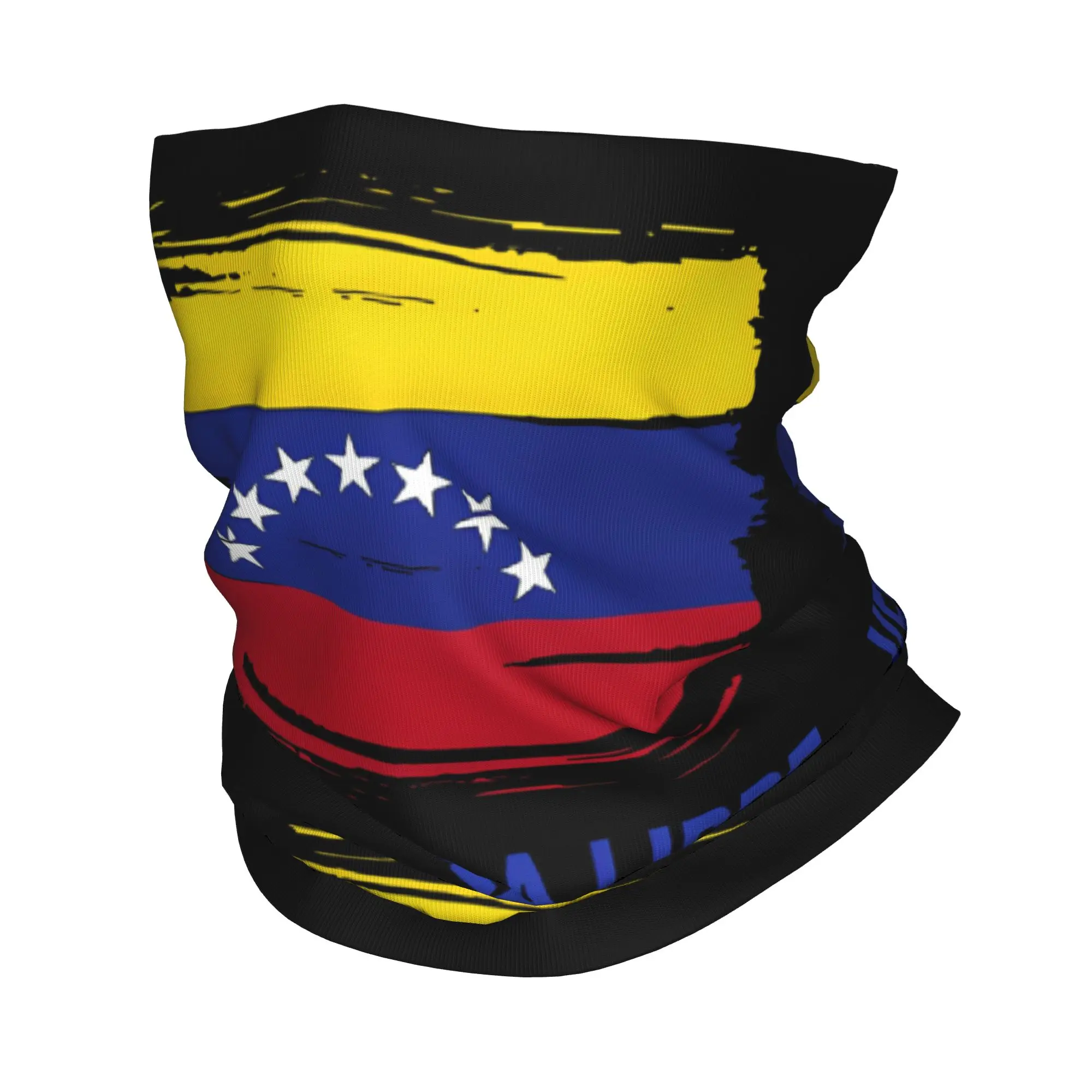 Venezuela Libre 7 Star Flag Bandana Neck Gaiter Printed Venezuelan Balaclavas Magic Scarf Headwear for Men Women Adult Washable