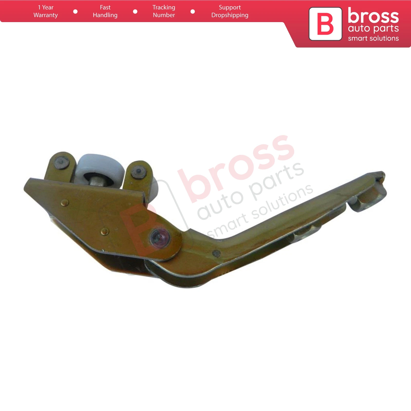 BDP27 Left Side Rear Sliding Door Middle Roller Guide Hinge 701843335A for VW Transporter T4 Caravelle 1990-2003 UK PASSENGER