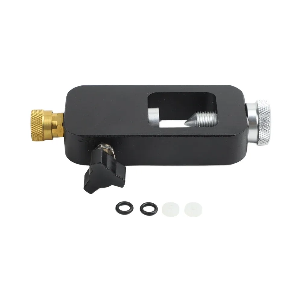 40MPA 6000PSI Scuba Adapter with Valve for HPA Systems Compatible with 8mm 9mm 10mm 8.5mm Female Quick Disconnect Couplings