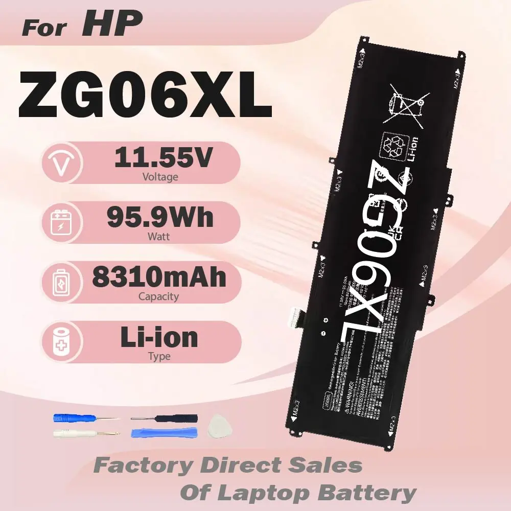 

Аккумулятор для ноутбука ZG06XL ZG06 для HP ZBook Studio X360 G5 2ZC63EA 5CN15PA ZC62EA, серии Elitebook 1050 G1, HSTNN-IB8H