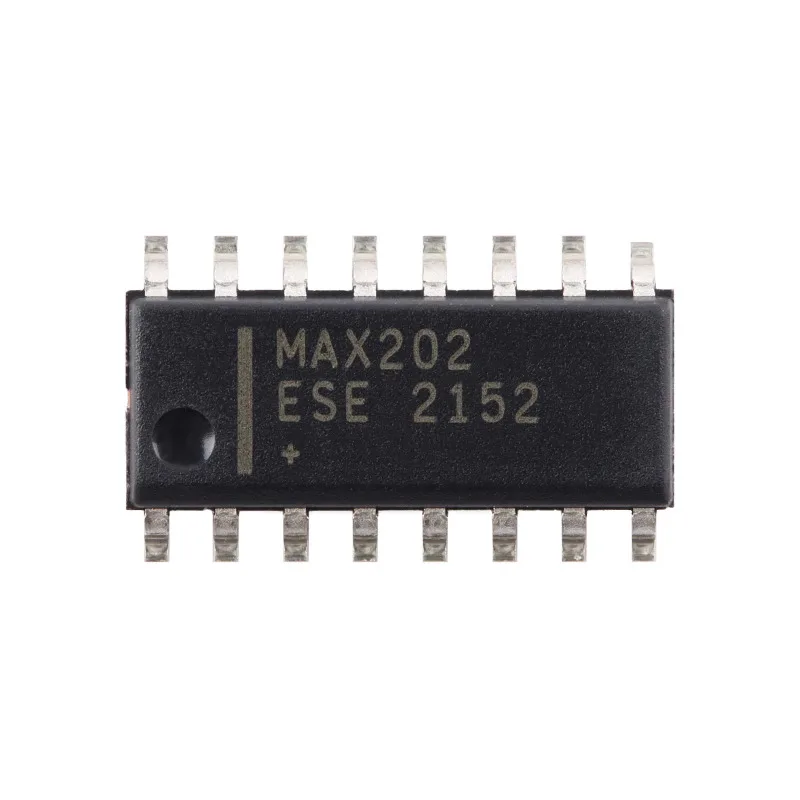 10pcs/Lot MAX202ESE+T SOP-16 MAX202ESE RS-232 Interface IC +5V, RS-232 Transceivers with 0.1 uF External Capacitors