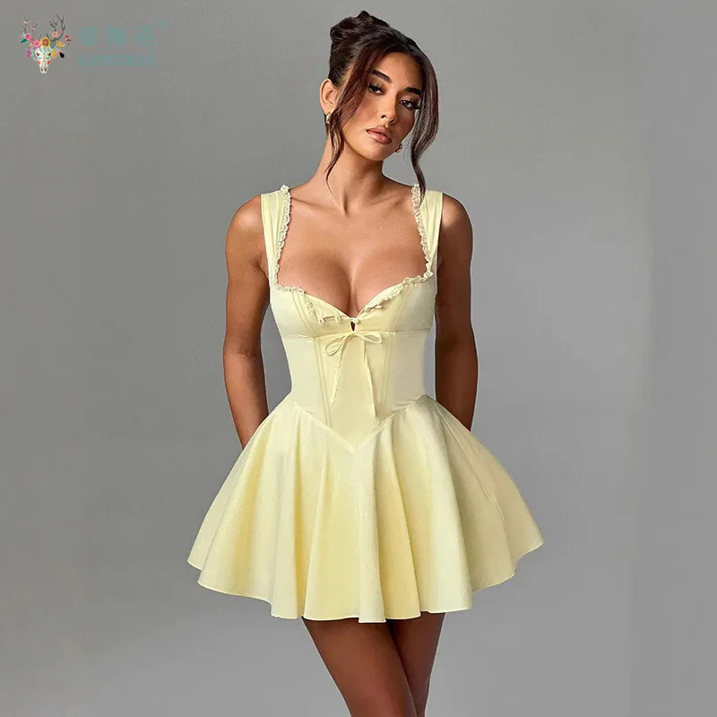 Sem mangas rendas até sem costas vestido de festa à noite renda afiação elegante apertado festa de aniversário vestido de noite quinceanera