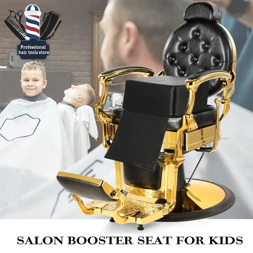 

Speciality Barber Child Booster Seat Cushion Soft Sponge Spa Heightening Seats for Kids Barber Chair Hair Salon Cutting Styling