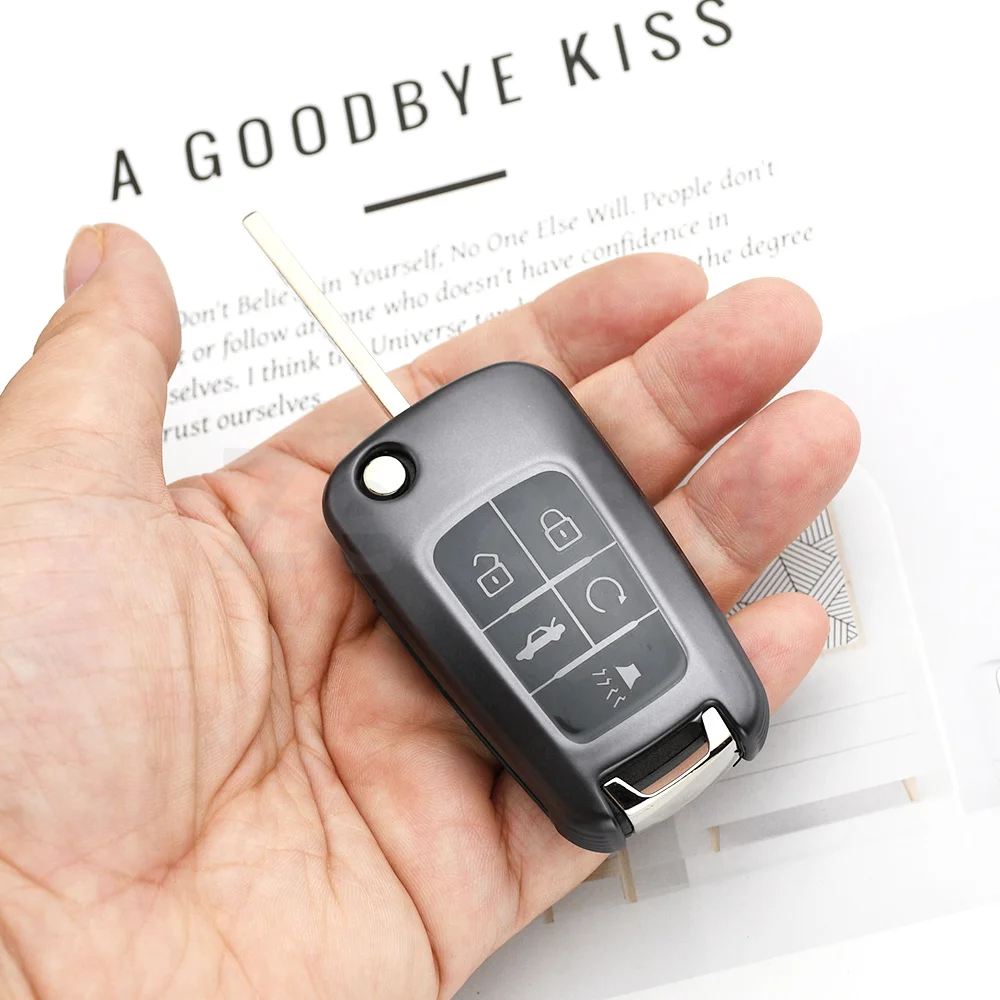 TPU Car Key Case Cover For Chevrolet Trax Sail Malibu Cruze Aveo Captiva Opel Vauxhall Astra J Corsa Insignia Mokka Shell Fob