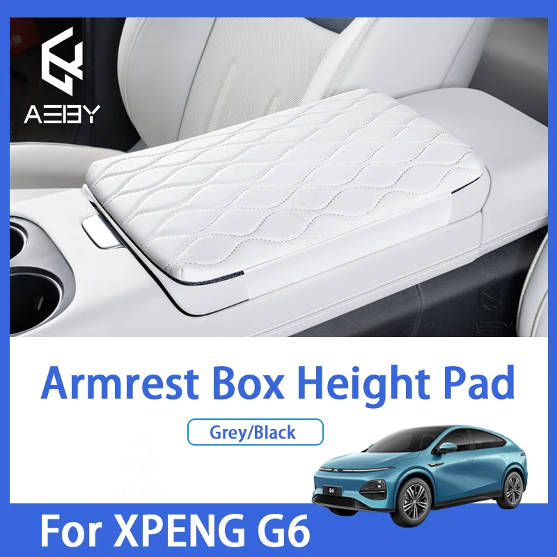 

AEBY Car Armrest Box Height Pad For XPENG G6 2023 2024 2025 Leather Auto Center Armrest Protective Cushion Support Comfort Mod