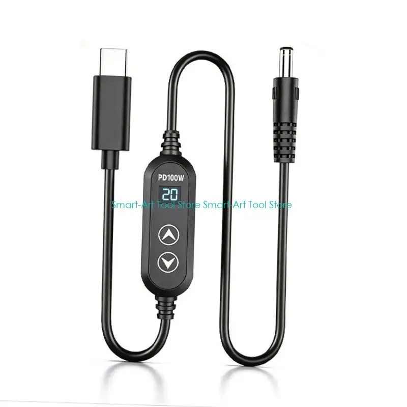 E1PB Intelligent Digital USB C Cable With 5 Voltages Option For Laptops And More
