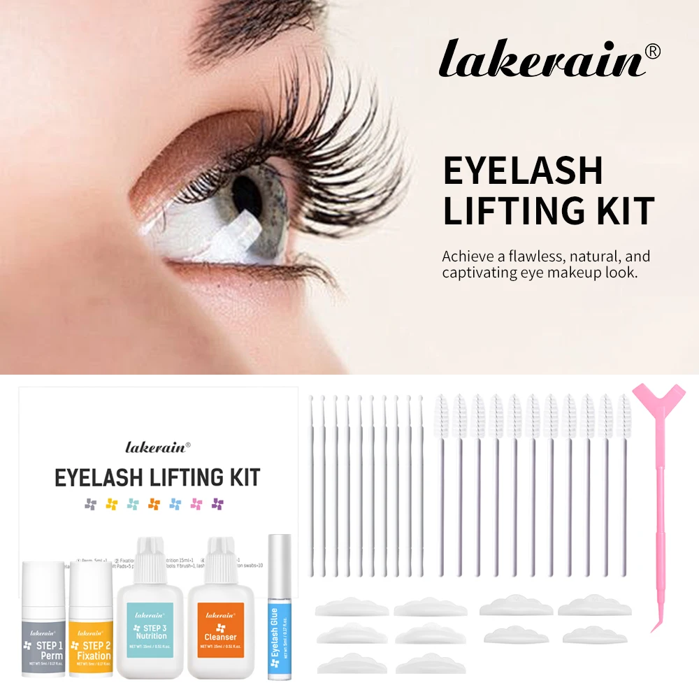 Eerstejaars Wimpers Lifting Kit Lash Lift Lash Verbeter het uiterlijk van krullende gereedschappen Lash Perm Oogmake-up Semi-permanent krullend gereedschap