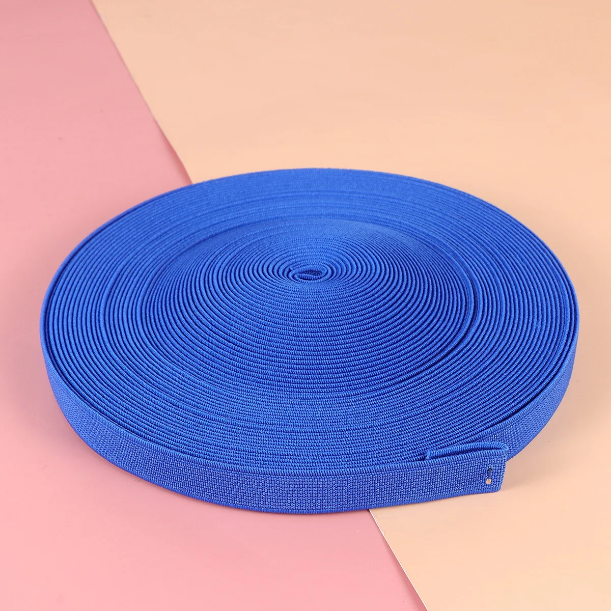 

Dark Blue Thickened Plain Elastic Band 1.5cm 16M Per Roll DIY Shoes Accessory Elastic Strap for Craft Projects