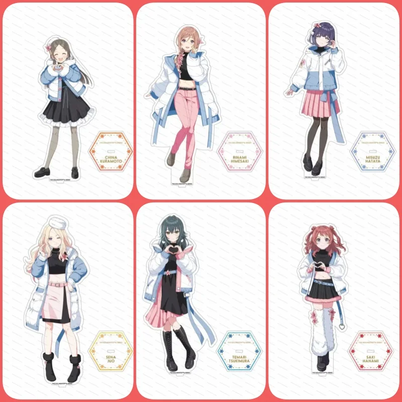 Sale Anime Gakuen iDOLM@STER Cosplay Prop 15CM Acrylic Stand Accessories Figure Doll Anime Ornament Cosplay Toy for Firend Gifts