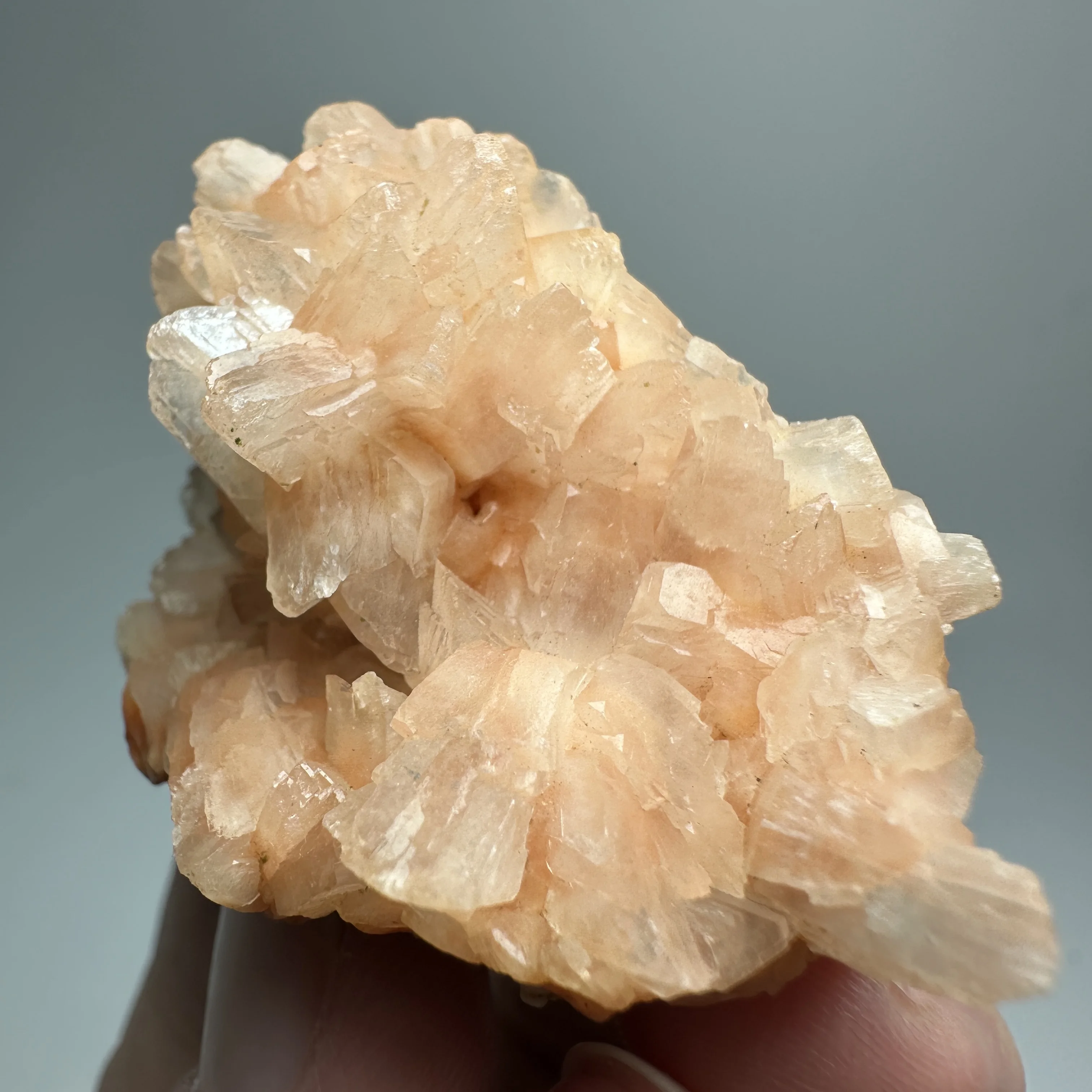 Natural Crystal India zeolite Mineral Specimen + healing quartz crystals and stones rock