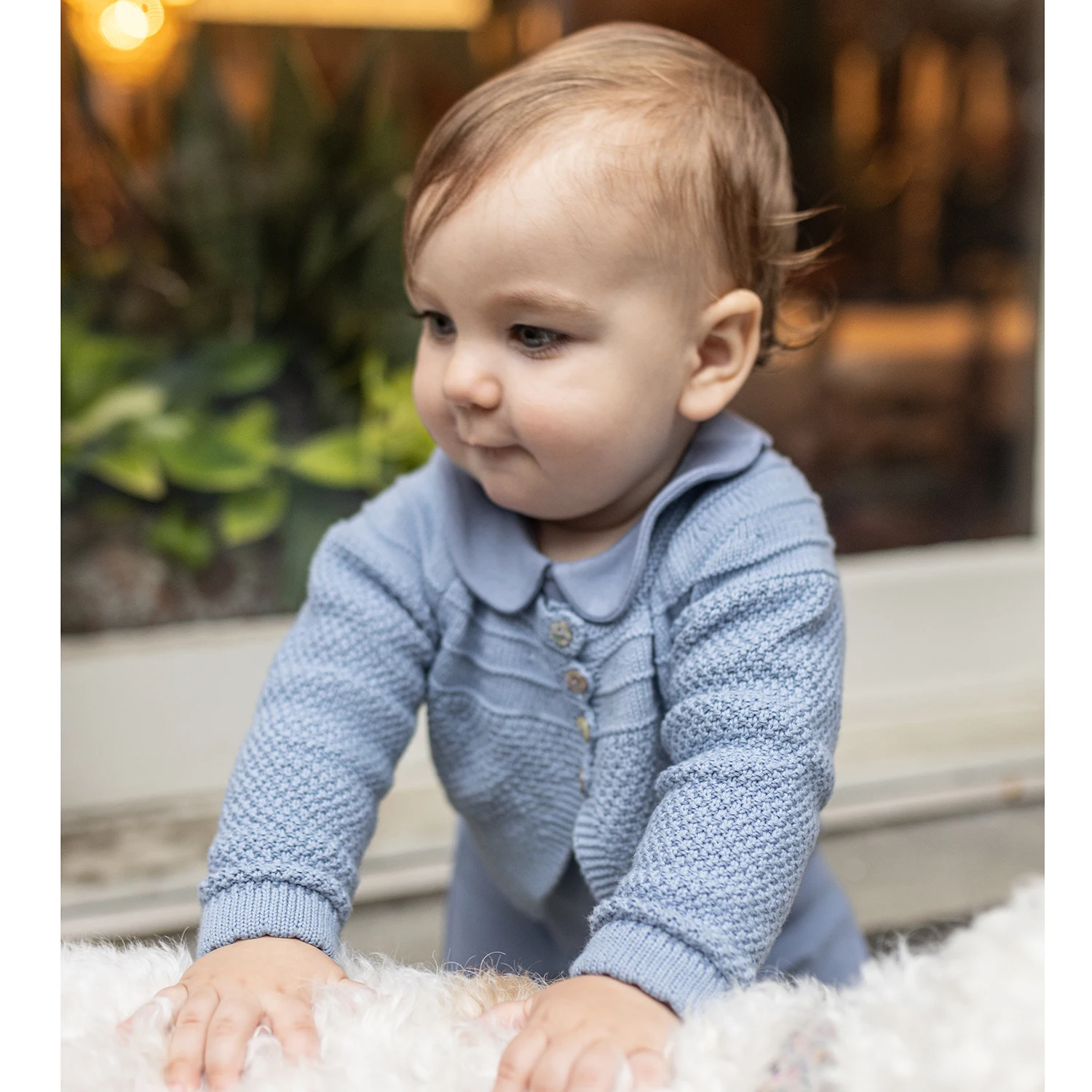 AP Baby Collection AW26 Baby Kids Modal Romper Cute Knitting Cardigan