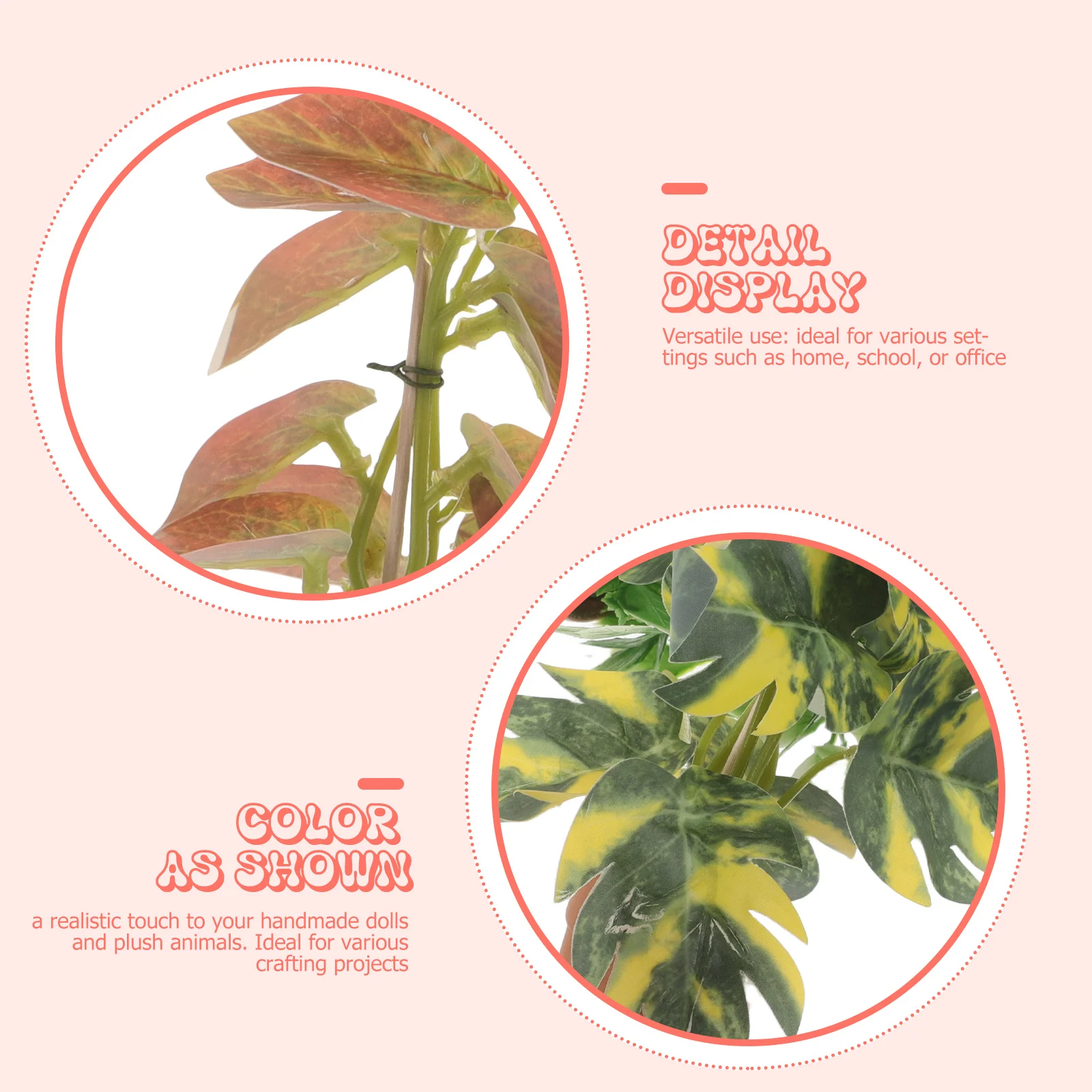 3 個ミニチュア鉢植えリアルな偽植物ドールハウスの装飾屋内庭園シミュレーション樹脂盆栽ファームアクセサリー