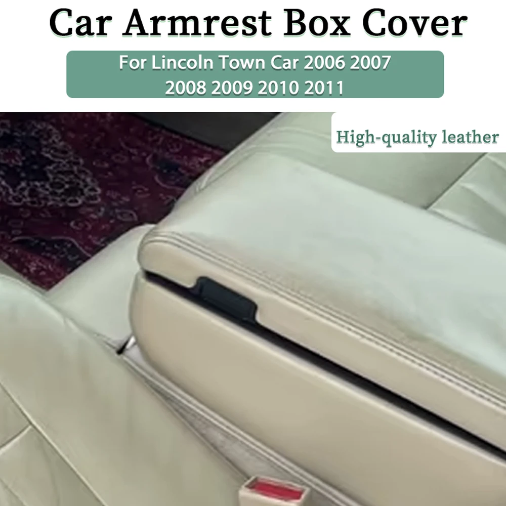 Housse d'accoudoir de voiture pour Lincoln Town 2006 2007 2008 2009 2010 2011 |   Protection Intérieure de Voiture Thermique Anti-Déchirure Compatible OEM