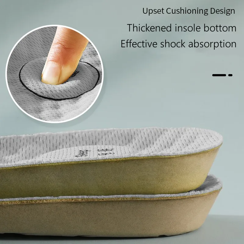 Deodorant Healthy Insoles for Shoes Massage Acupoints Arch Support Plantar Fasciitis Template Insole Men Women Shoe Sole Pads image 5