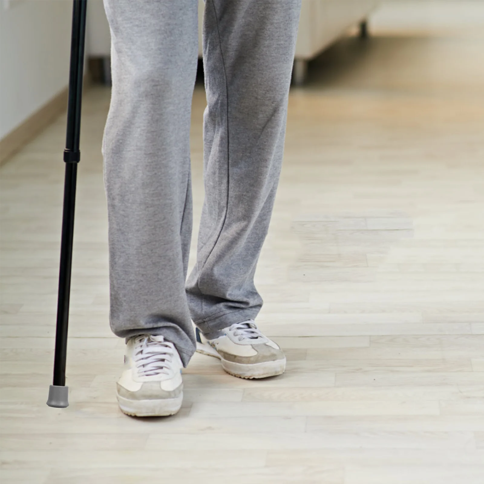 

4Pcs Shower Chair Foot Pads Rubber Non- for Bath Stool Commode Chair Replacement Feet Floor Protectors Hardwood