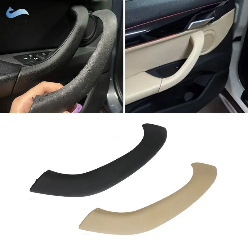Auto Porta Interna Sinistra Destra Tirare Maniglia Copertura Esterna di Ricambio Per BMW X1 X2 F48 F49 F39 2016 2017 2018 2019 2020 Nero/Beige