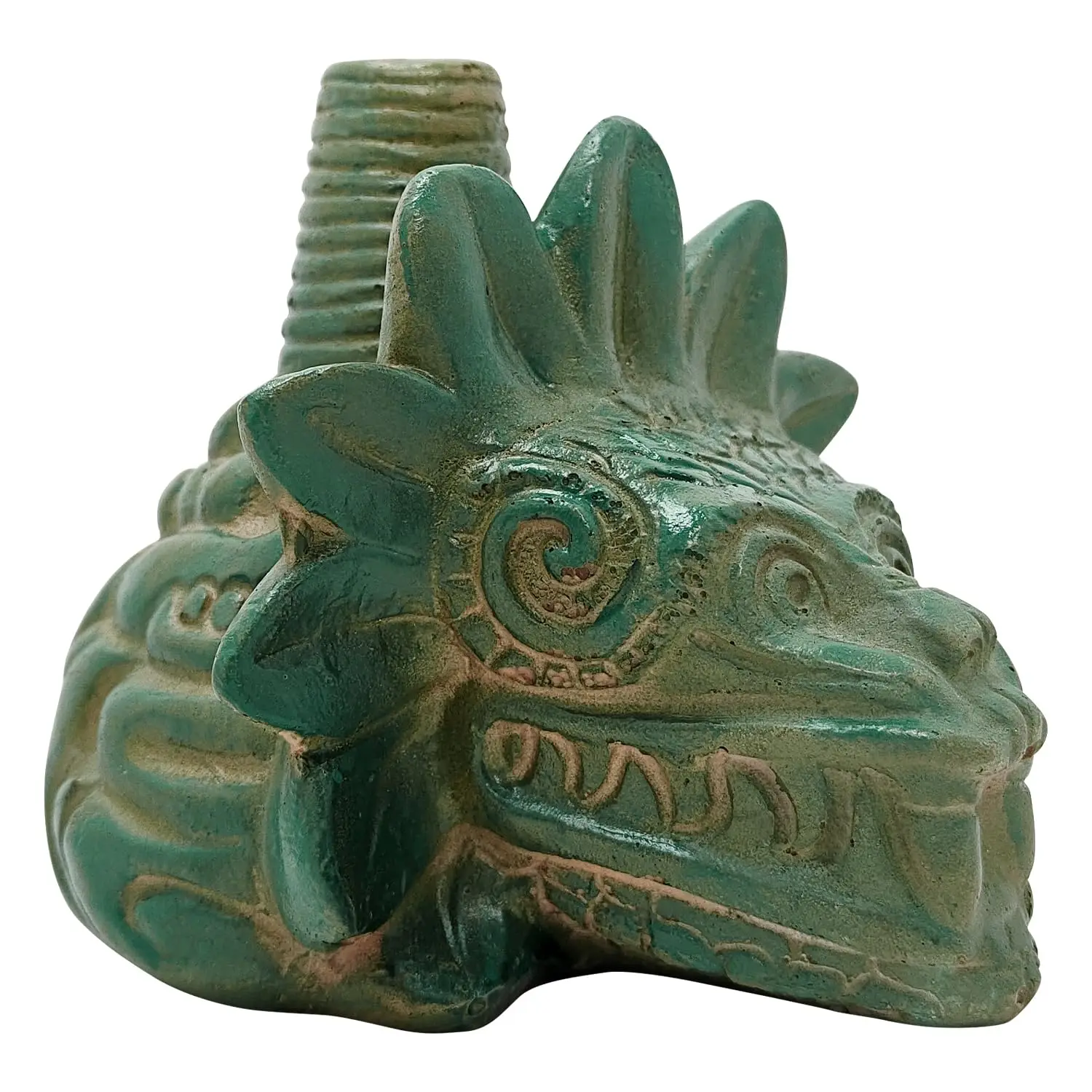 

Patina Aztec Death Whistle Loudest 125+ Decibels, Authentic Human Screaming Sound for Scares, Easy Blow Mayan War Whistle for Co