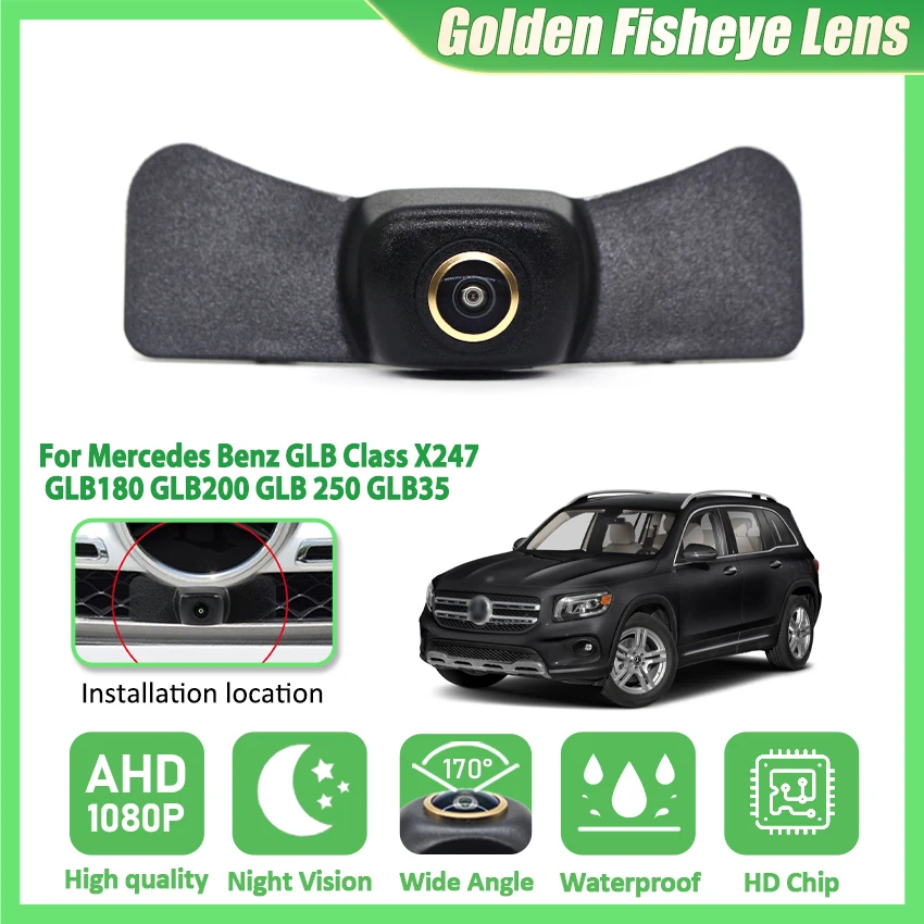 メルセデス・ベンツ-glbクラス-x247-glb180-glb200-glb250-glb35用-車載フロントカメラ-駐車ロゴカメラ-ナイトビジョン-防水仕様