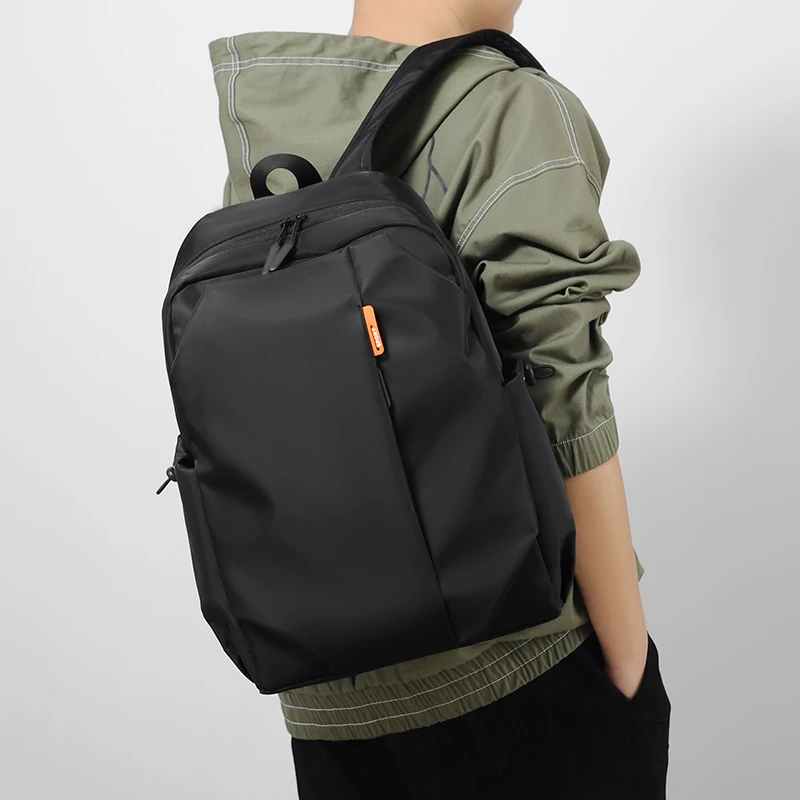 Men's Backpack Business Casual 14/15.6 Inch  laptop Bag Commuter Travel Male Outdoor Sports Back Pack Youth School Bags Black