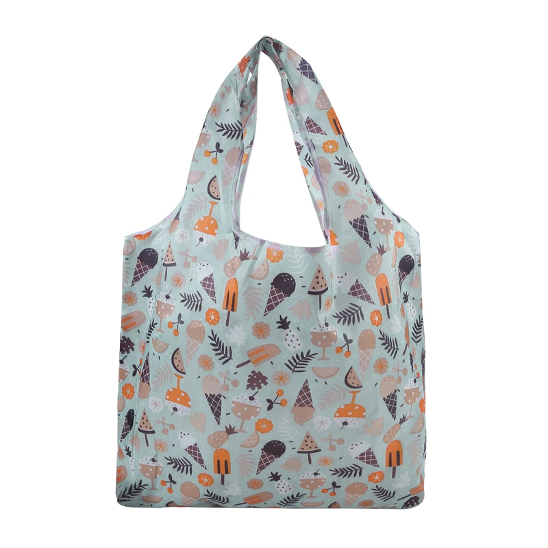 Modischer Druck, faltbar, umweltfreundlich, Einkaufstasche, faltbar, Handtaschen, praktisch, großes Fassungsvermögen für Reisen, Einkaufstasche – Detail 16