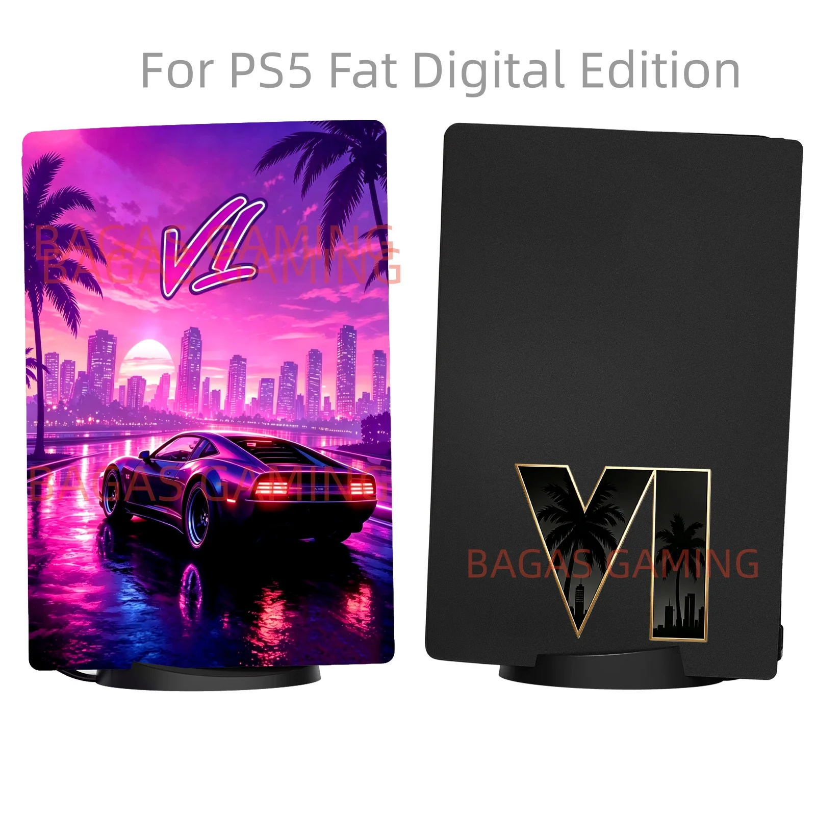 Digital Edition GA Frontplatten für PS5 Fat Konsole Zubehör Gehäuseabdeckung für PlayStation5 Pro Schutzabdeckung für PS5 Slim