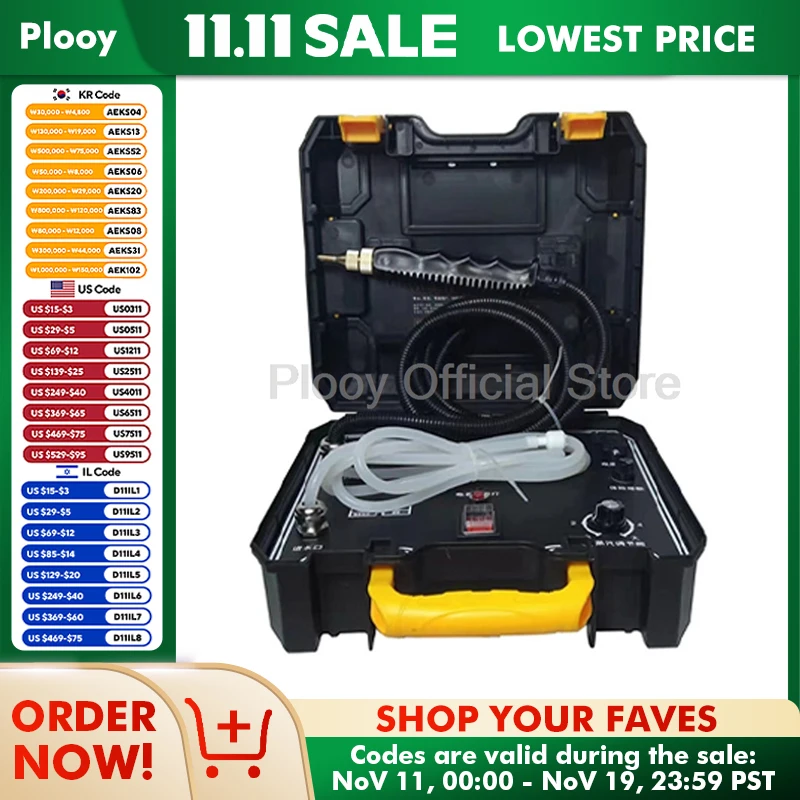 High Power 1500W Electric Steam Cleaner 3-Bar Portable Pressure Washer 110/220V Home Cleaning Appliance for Carpet Kitchen Floor