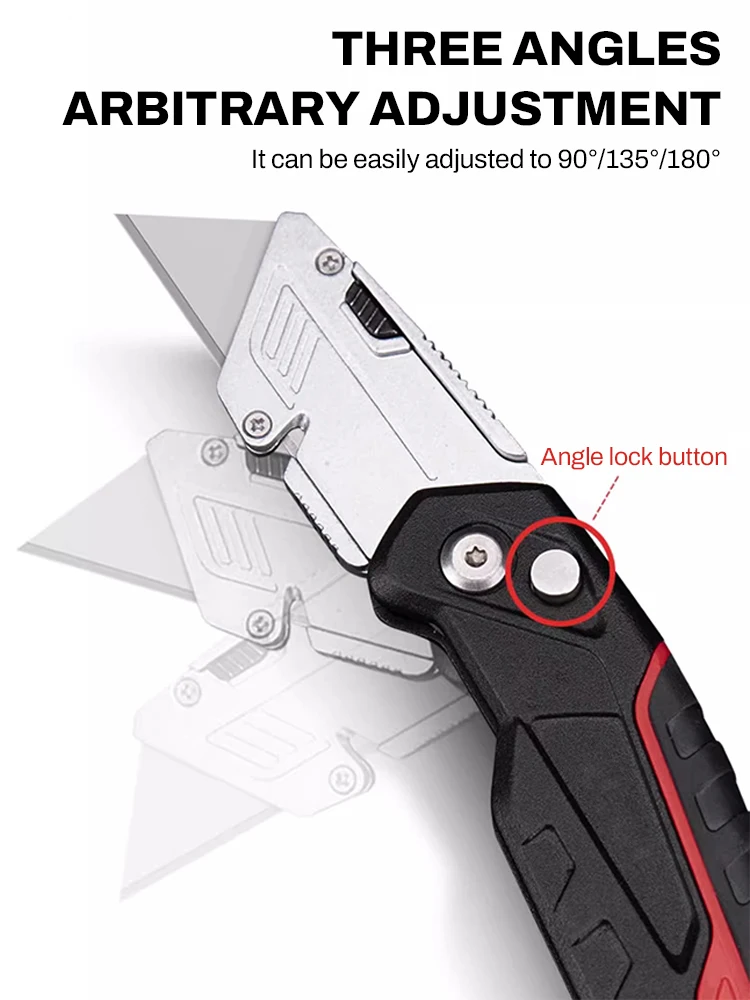 سكين للفرد قابل للاستبدال سكّين متعدّد الاستخدامات الثقيلة لكابل كرتون صناديق الكربون القاطع مقبض شفرات السكين أداة اليد في الهواء الطلق