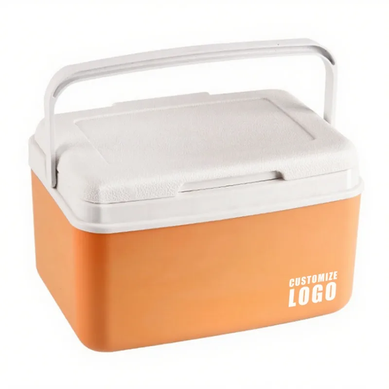 

Wholesale 6L 9L15L figure new insulated freezer freezer set for outdoor storage and camping plastic orange and blue food safe