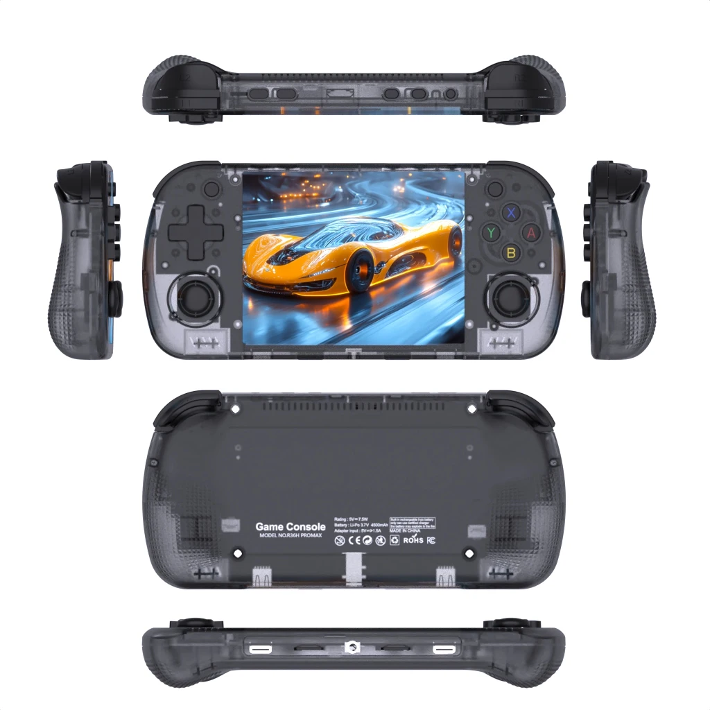 

Портативная игровая консоль BOYHOM R36H PRO MAX с 4,2-дюймовым IPS-экраном, системой ArkOS Linux, 64 ГБ памяти, подарок для детей