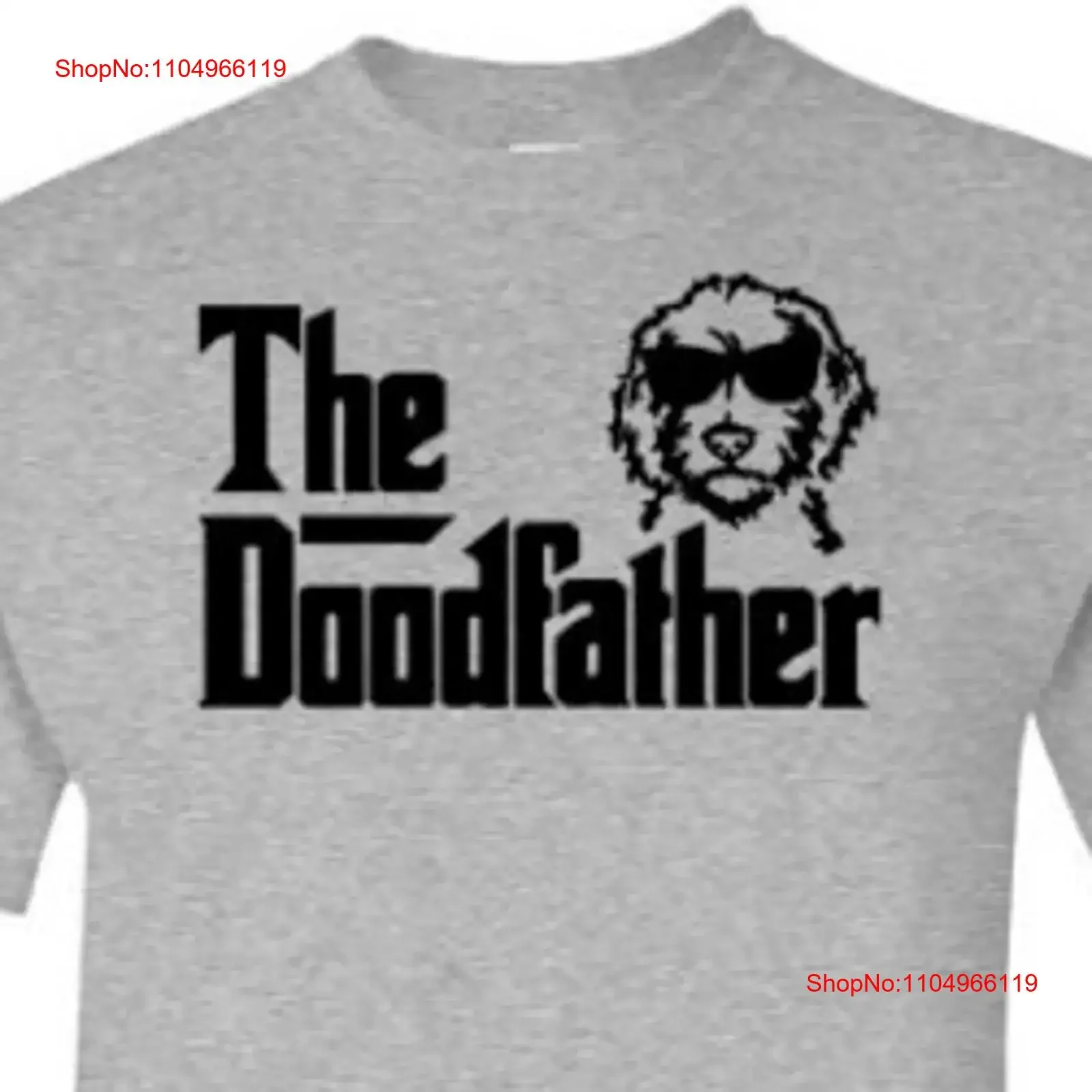 

The Doodfather T Shirt for Men Doodle Dad s Labradoodle Goldendoodle Lover Christmas Owner vintage Washed Casual Slightly