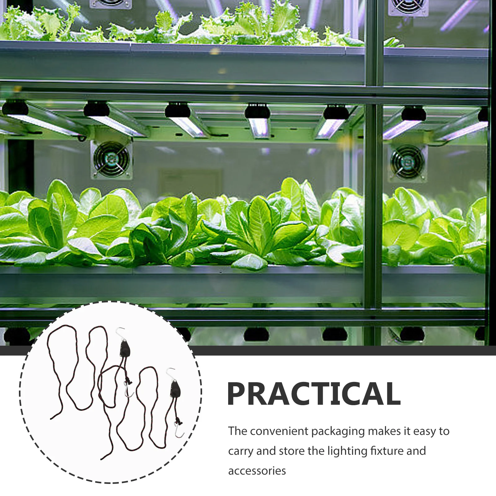 2 szt. Regulowane haczyki do lamp do namiotu, wytrzymałe haczyki do zawieszania lamp do uprawy roślin, akcesoria do namiotu, wieszaki do lamp do uprawy