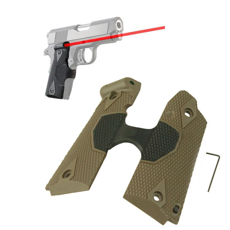 TORQ Universal 1911 Glock Pistol Red Laser Black/Sand Pistol Grip Handgun Accessories