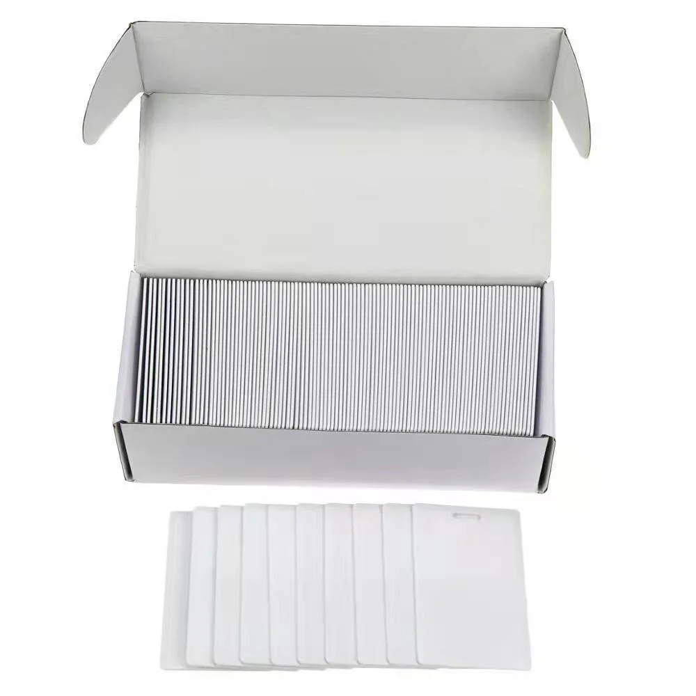 5pcs/10pcs Em4305 T5577 Thick Blank Card 1.8mm Rfid Chip Card 125 Khz Replicable Rewritable Smart Tag Copy clone