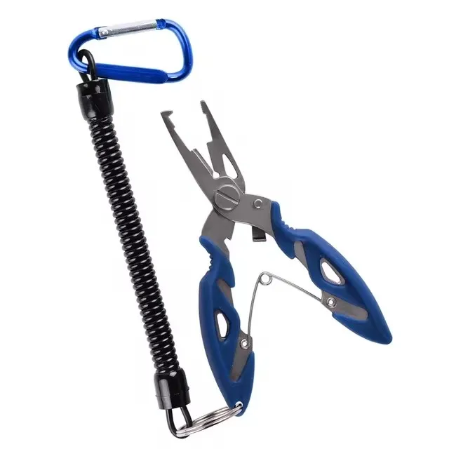 Outdoor Angeln Zangen Draht Cutter Multifunktionale Knoten Aluminium Legierung Scissor Haken Remover 150g 20CM Angeln Getriebe