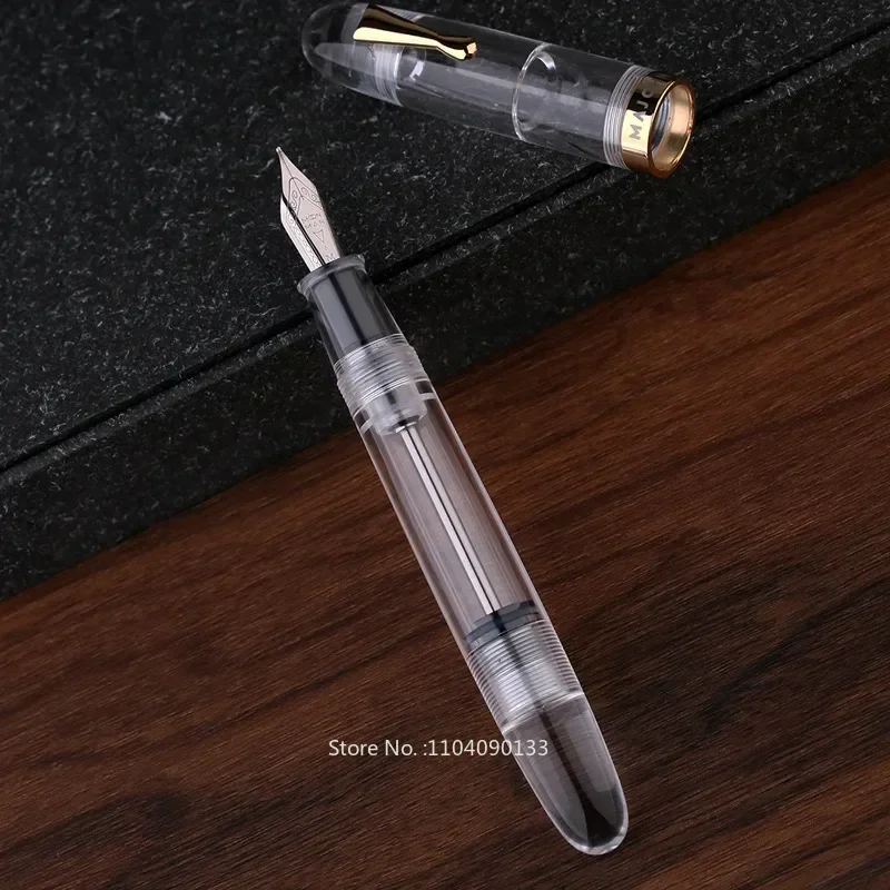 MAJOHN C4 Transparent Leak proof Large Capacity Pen Holder Ink Storage Universal Business Writing Color Ink Iridium Pen