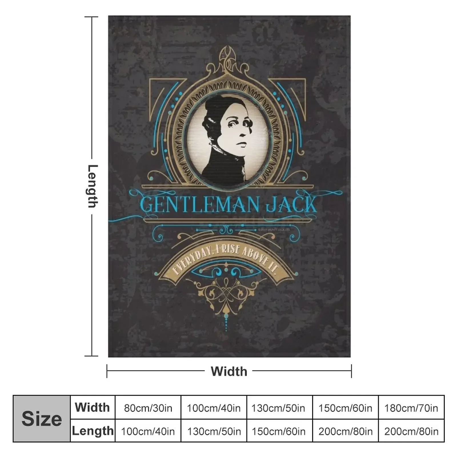 Vintage Gentleman Jack Emblem Throw Blanket For Decorative Sofa Giant Sofa Flannels Blankets