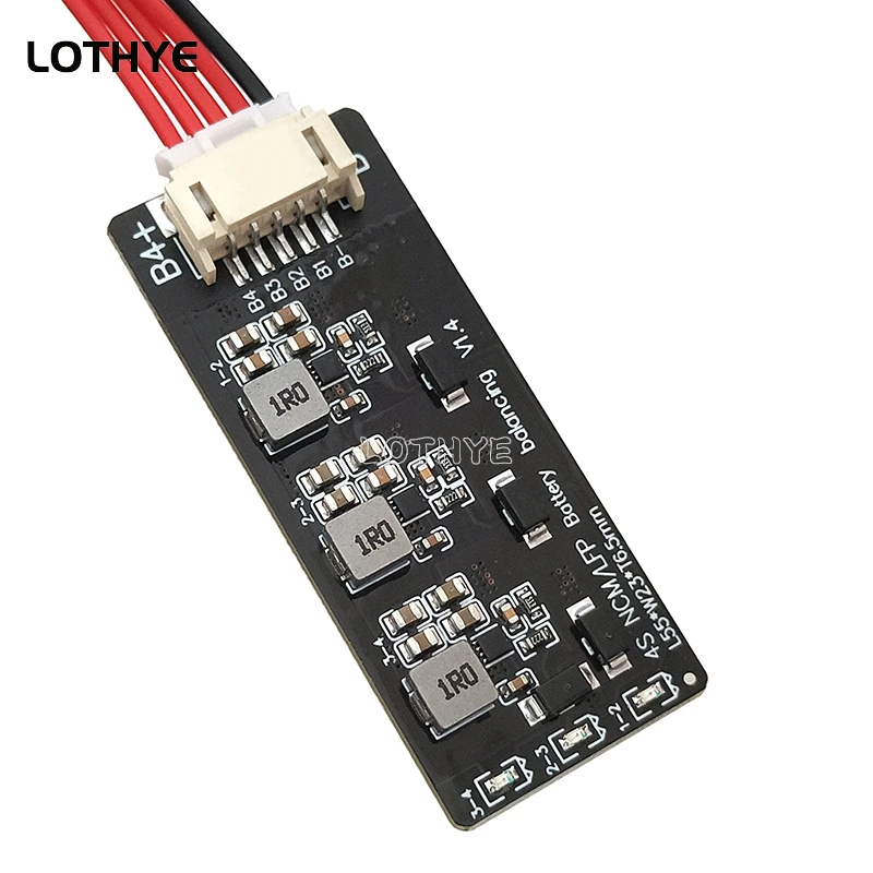 1.2A Lifepo4 Lipo Li-ion Lithium Battery Energy Transfer Equalizer Module Inductive Version BMS 2S 3S 4S Active Balancer Board