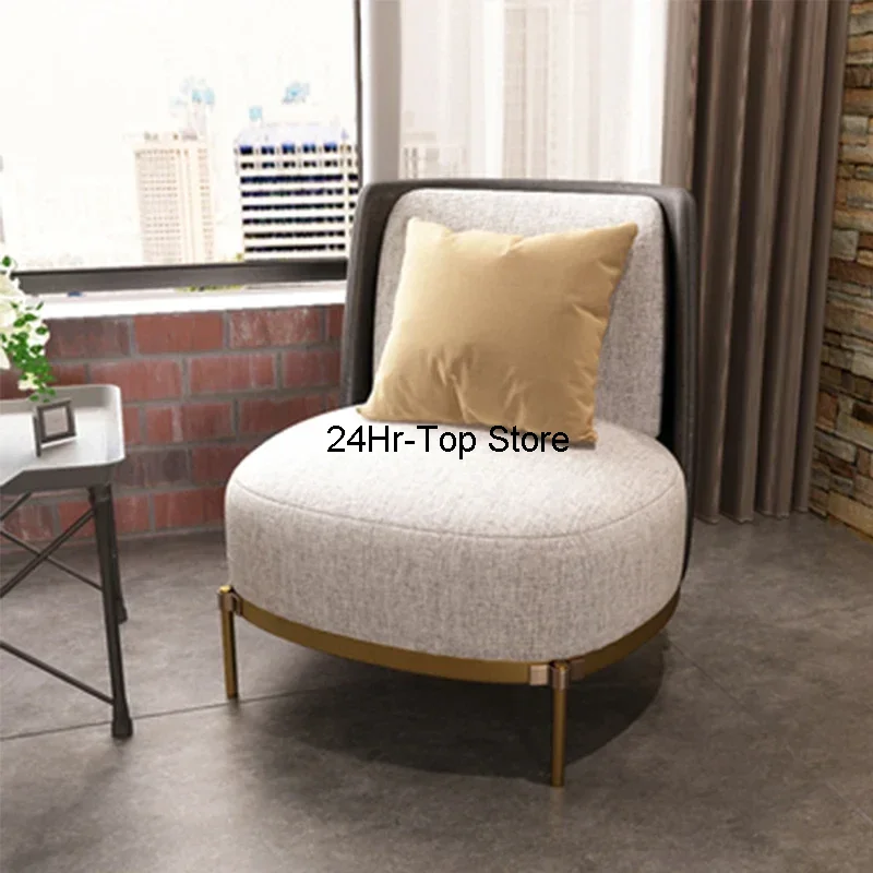 

Designer Space Saving Chairs Gold Legs Beige Adults Cheap Office Living Room Chairs Clear Cute Silla Plegable Indoor Supplies