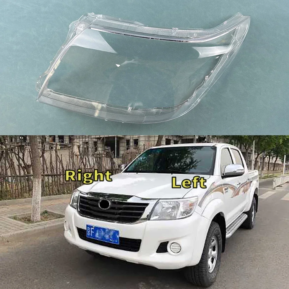 

Для Toyota Hilux 2009 2010 2011, крышка фары, прозрачная маска, корпус фары, замена оригинального абажура из плексигласа