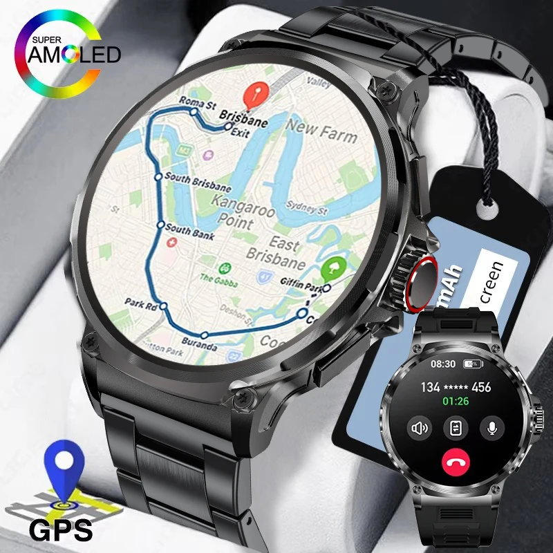 

LIGE 1,85 "Ultra HD AMOLED экран Смарт-часы Мужчины Монитор артериального давления Bluetooth Вызов Спорт Фитнес Смарт-часы для Android iOS