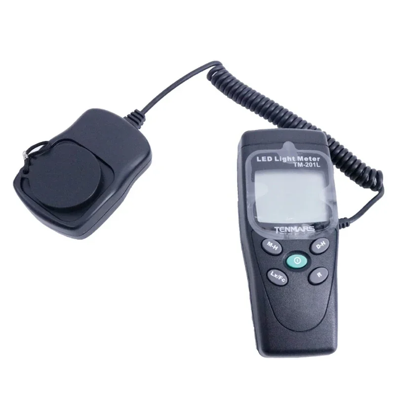 TENMARS TM-201L TM201L Digital Light Level Meter 200,000 Measure White LED Luxmeter