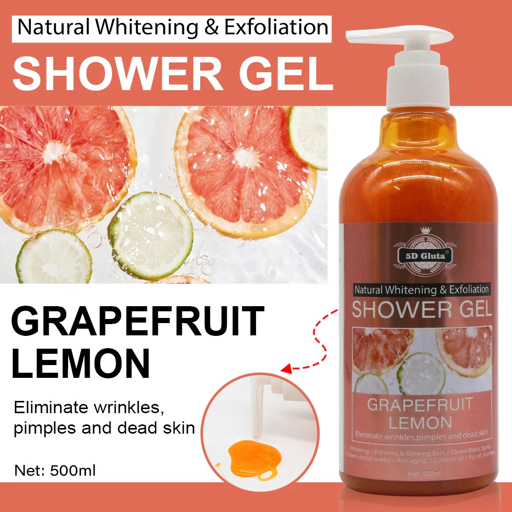 

Gluta Master Grapefruit Body Wash – Whitening, Clears Black Spots, Controls Oil, For All Skin Types