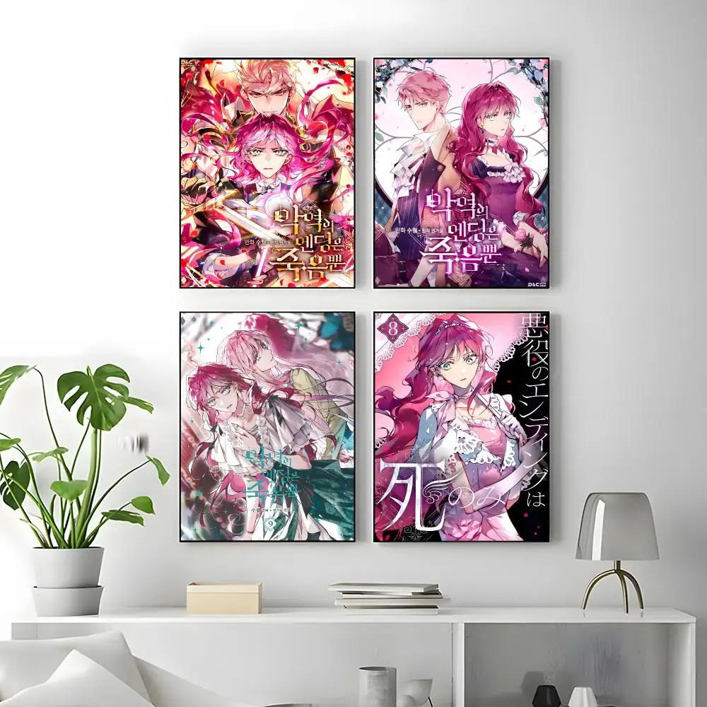 Manhwa Villains Are Destined to Die Poster Poster High Quality Wall Art for Home Office Bedroom Living Room Perfect