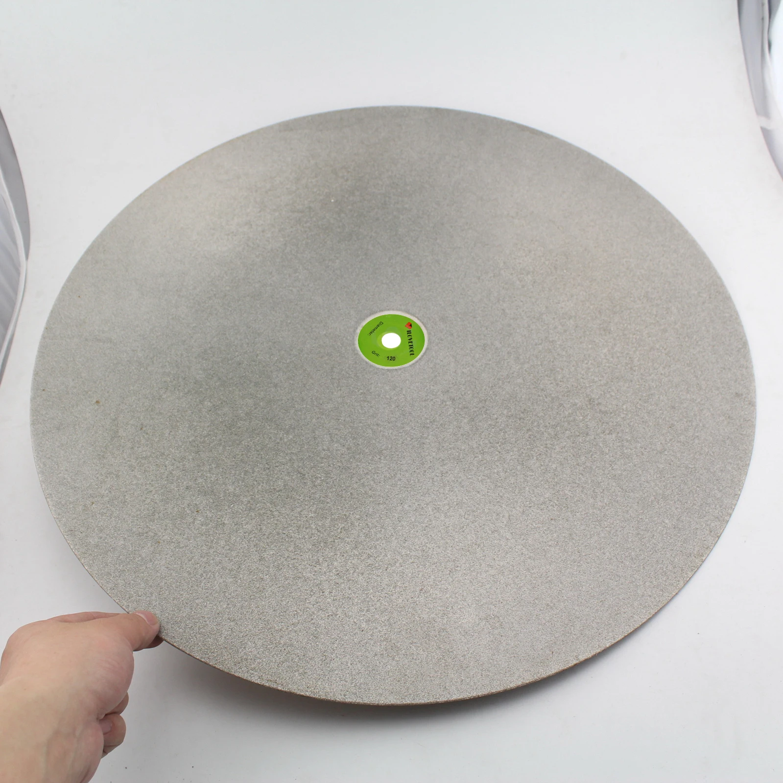 24 "นิ้ว600 Mm Diamond Coated Flat Lap ดิสก์จานเจียรกรวด46-600Gemstone ILOVETOOL